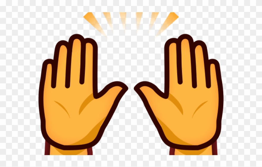 Raising Both Hands Emoji Clipart