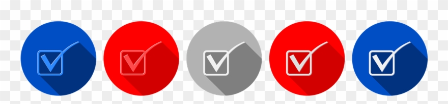 Icon Red Blue Gray Check Box Png Image - Blue Red & Gray Logo Clipart
