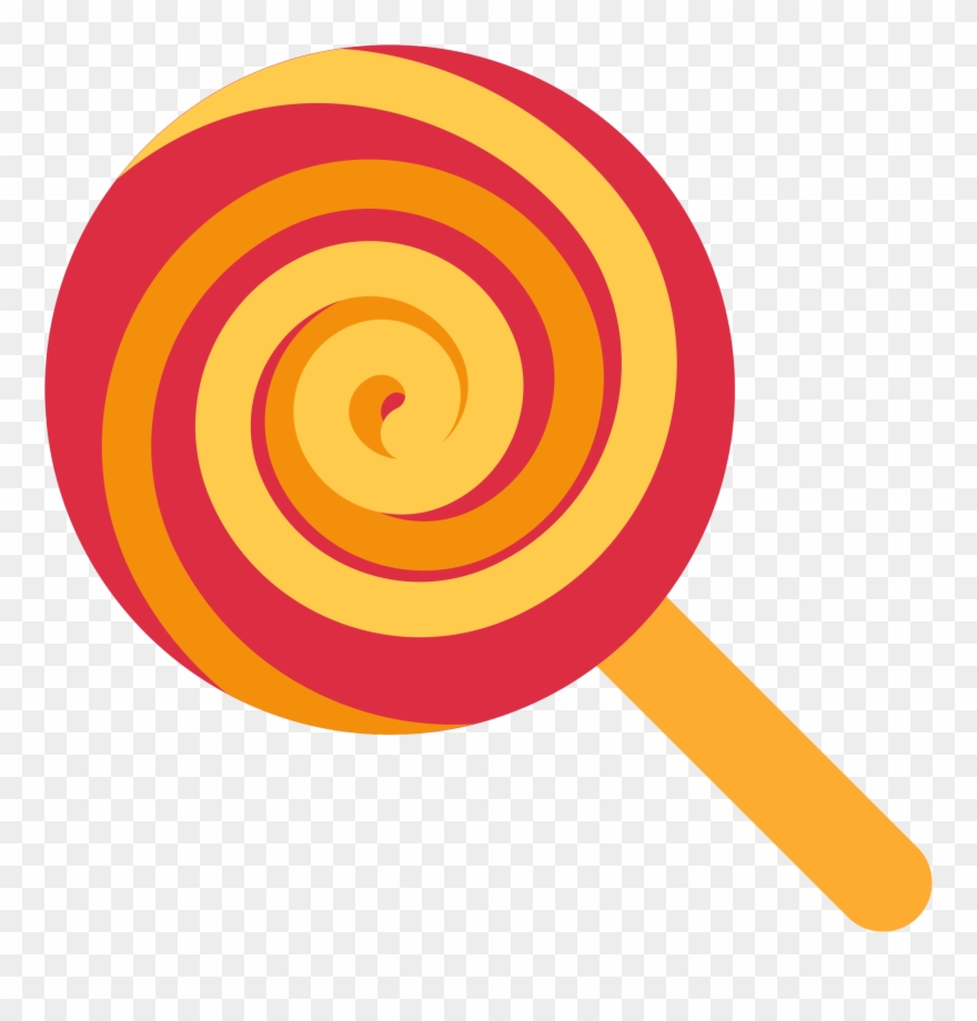 Spiral Clipart Clip Art - Emoji Lollipop - Png Download