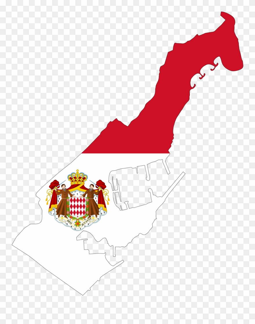 Map Flag With Coat Of Arms Clipart