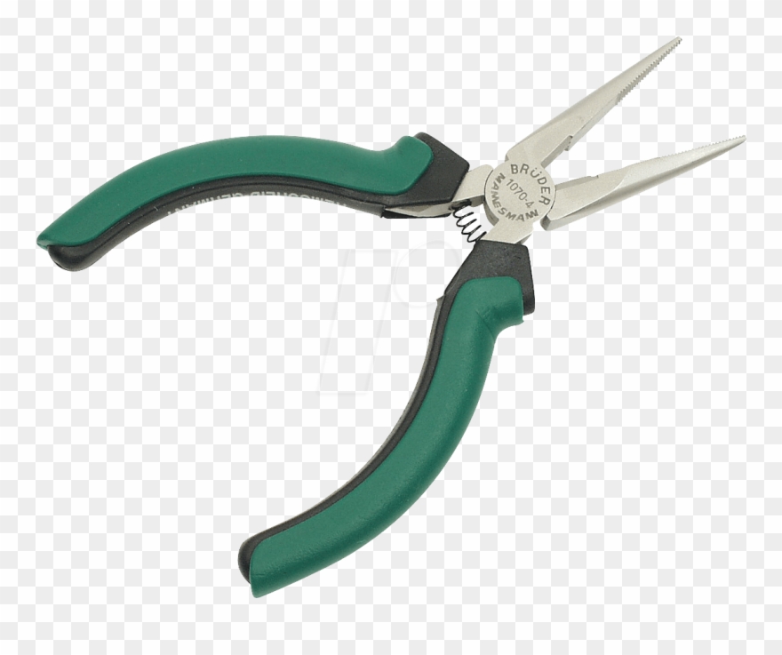 Electronic Long Nose Pliers, 130 Mm Brüder Mannesmann - Brüder Mannesmann Electronic Long Nose Pliers, 130 Clipart