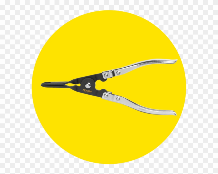 Tex1027 - Sw Stahl Bremsseil Federnzange, 315mm Clipart