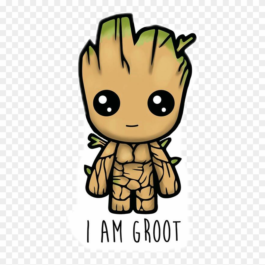 Report Abuse - Am Groot Cute Baby Groot Guardians Clipart