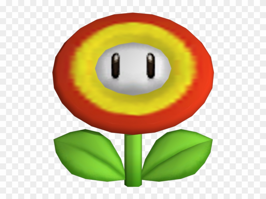 Wii New Super Mario Bros Wii Fire Flower The Models - Mario Series Clipart