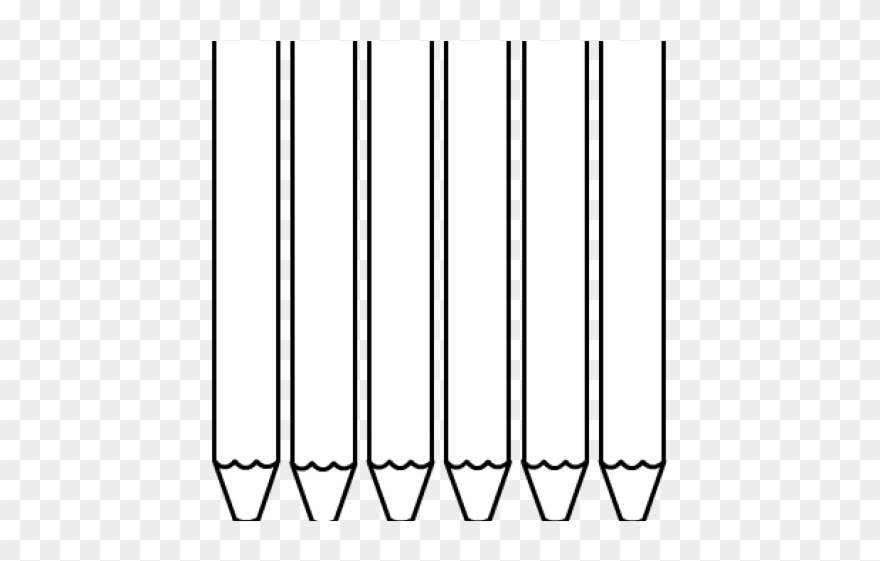 Pencil Clipart Six - Surfboard - Png Download