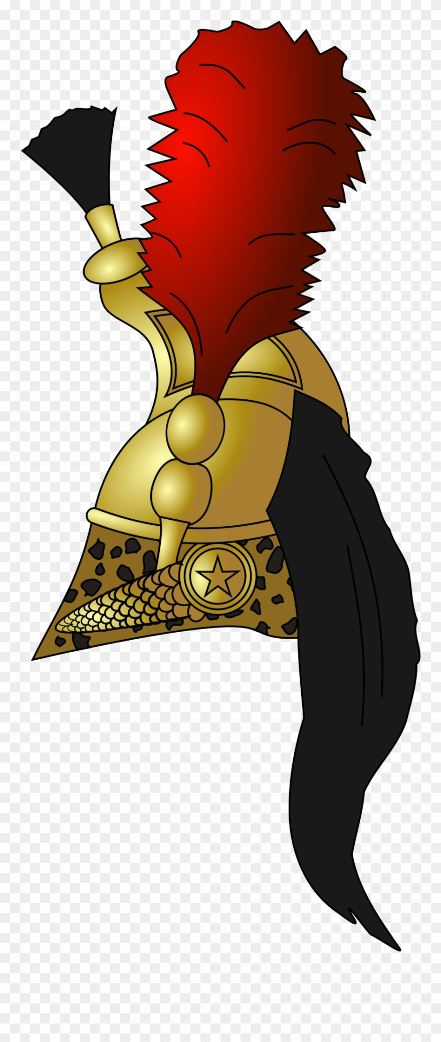 Open - Napoleonic Dragon Clipart