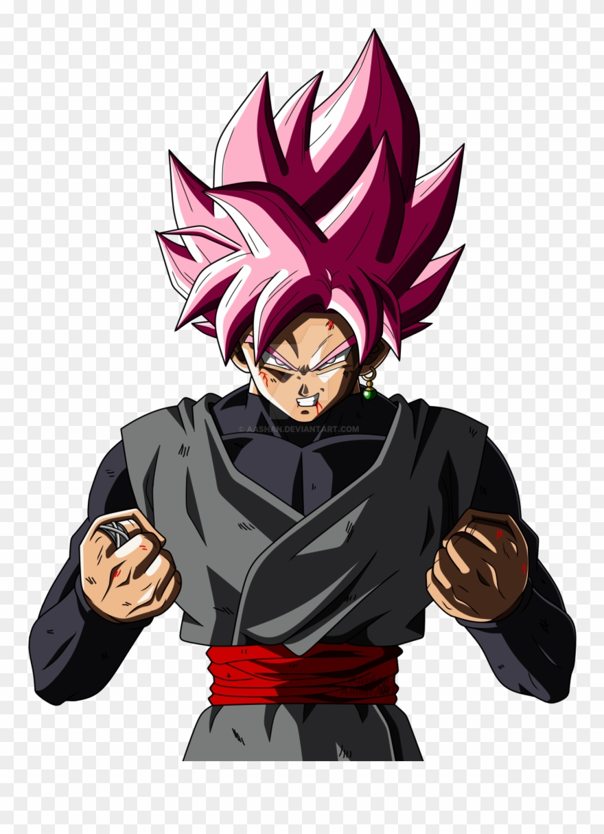 Ssj Rose Angry - Goku Black Ssj Blue Clipart