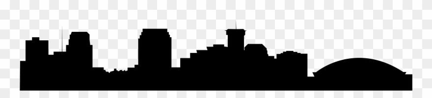 New Orleans Skyline Vector Clip Art - New Orleans Skyline Clipart - Png Download