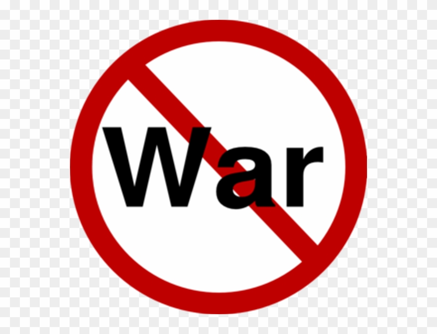 No War Or Bank Wars - Circle With A Line Through Clipart