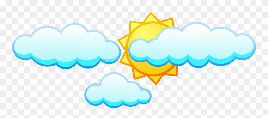 Cloud Sunlight Computer Icons Sky - Sun And Clouds Clipart - Png Download