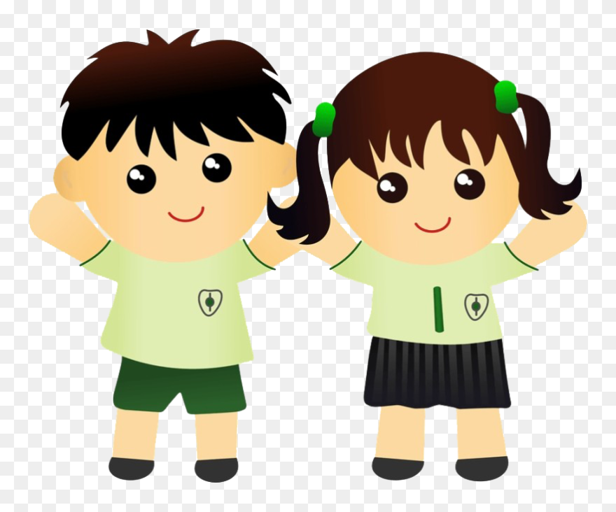 School Children Clipart Cliparts And Others Art Inspiration - School Uniform Clipart Png Transparent Png