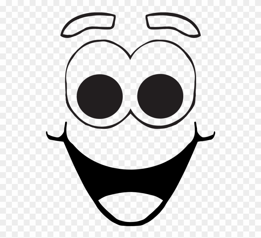 Free Cartoon Mouth Clipart Download On - Eyes And Mouth Cartoon - Png Download