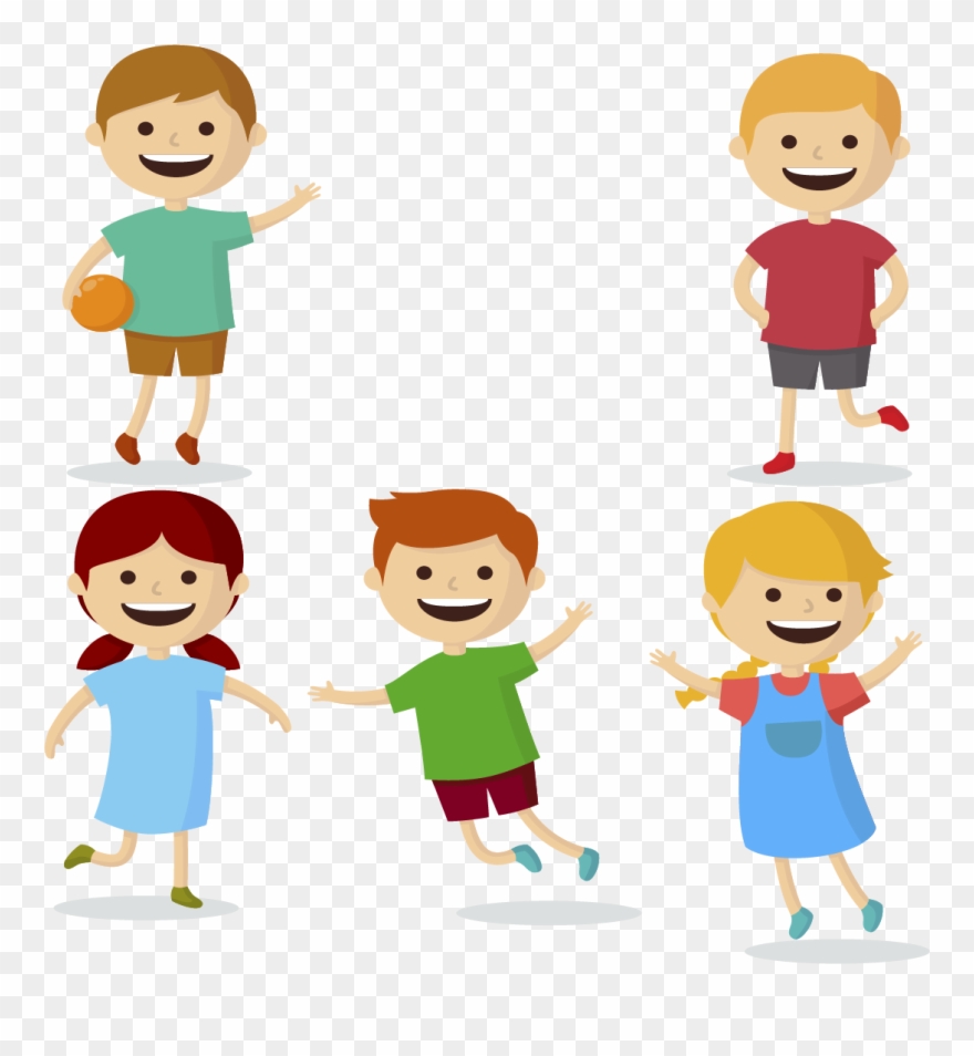 Toddler Vector Child Figure - Clip Art - Png Download