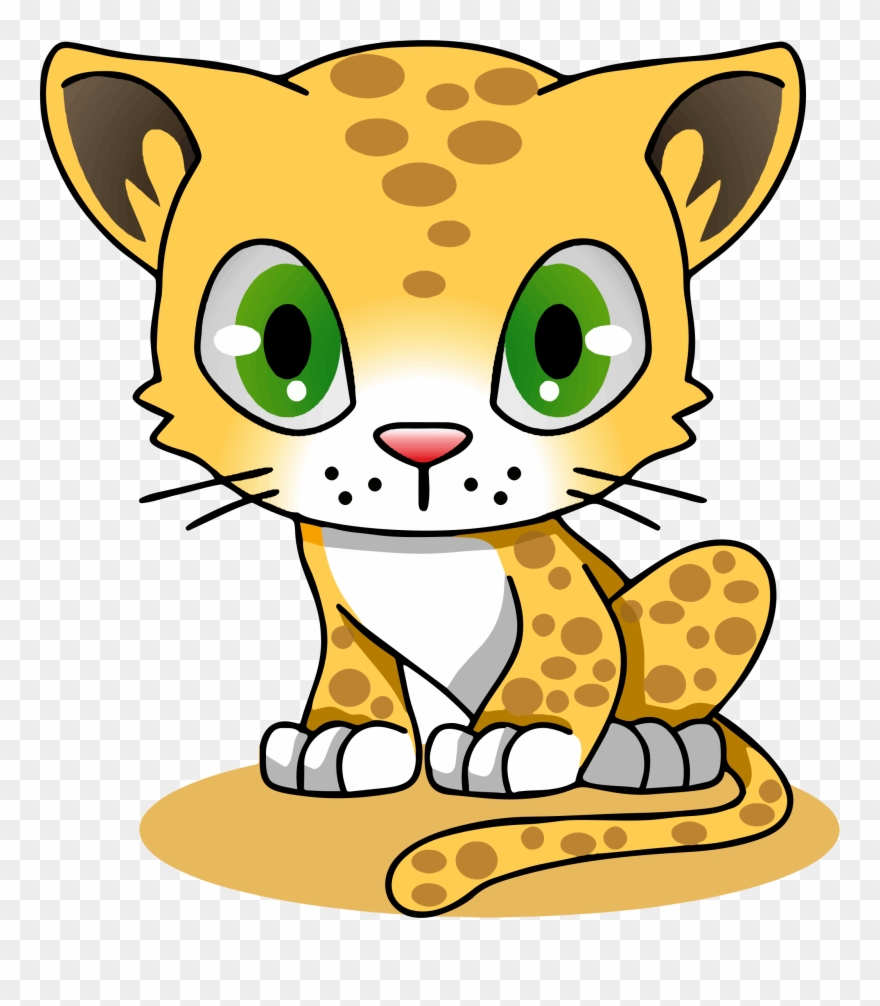 Mad - Leopard Cartoon Clipart