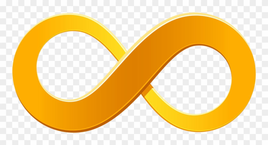 Clipart Transparent Download Symbol Clip Art Cliparts - Transparent Background Gold Infinity Symbol Png