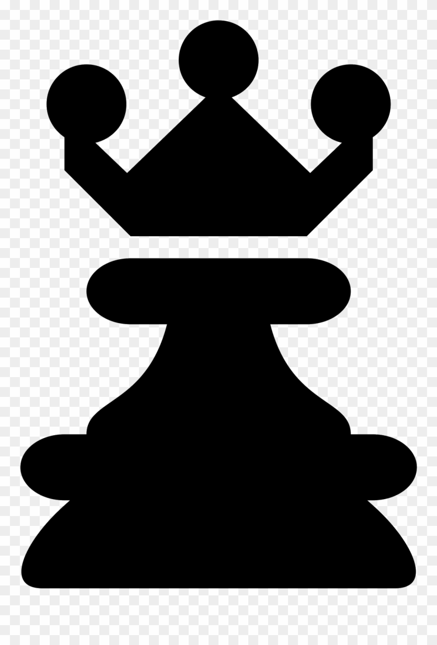 Svg Freeuse Queen Icon Free Download - Iconos De Ajedrez Png Clipart