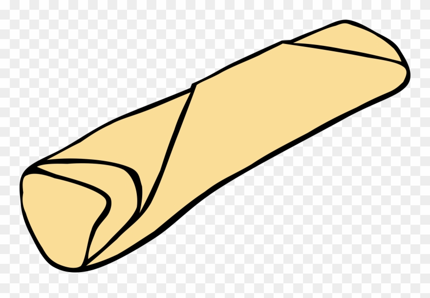 Onlinelabels Clip Art - Egg Roll Clip Art - Png Download
