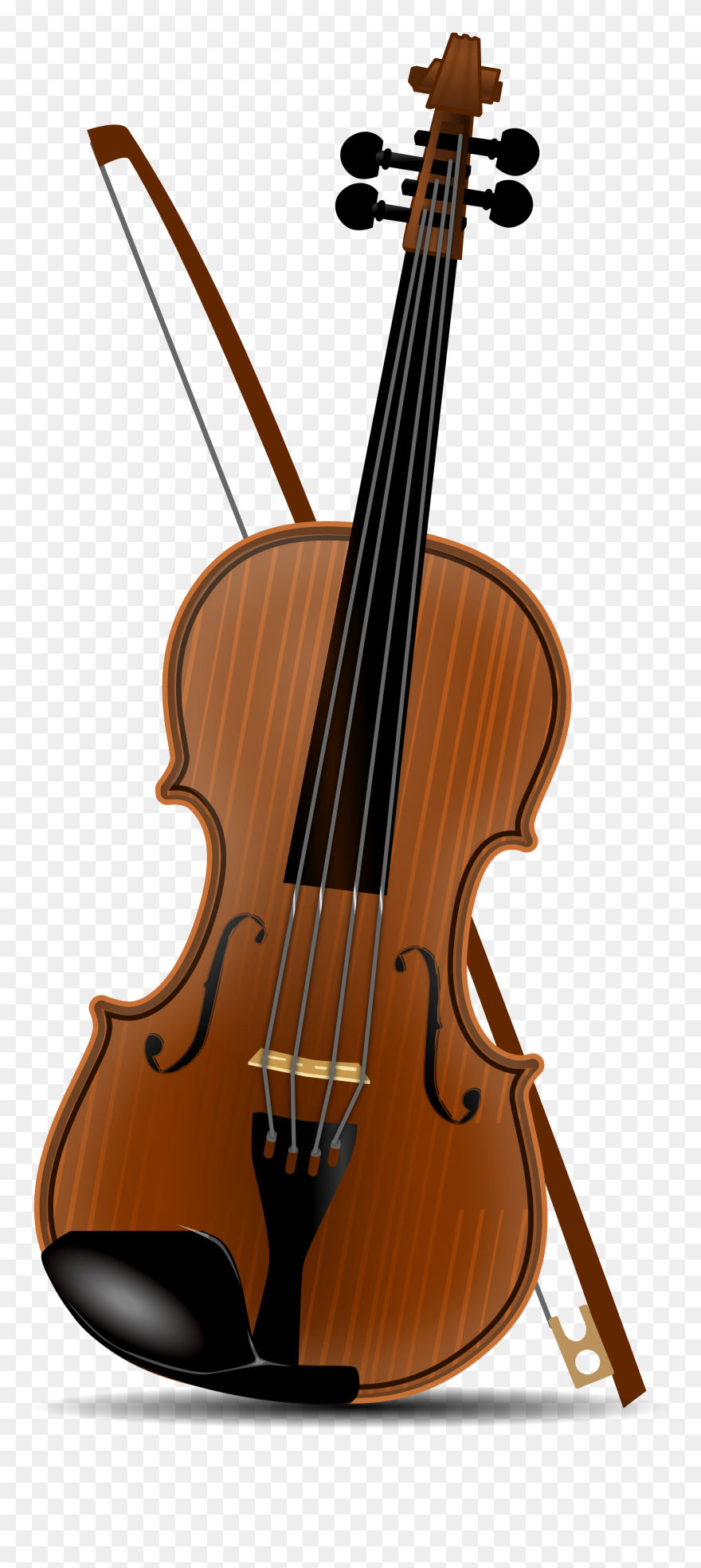 2012 January 05 Colouringbook - Violin Clipart Transparent Background - Png Download