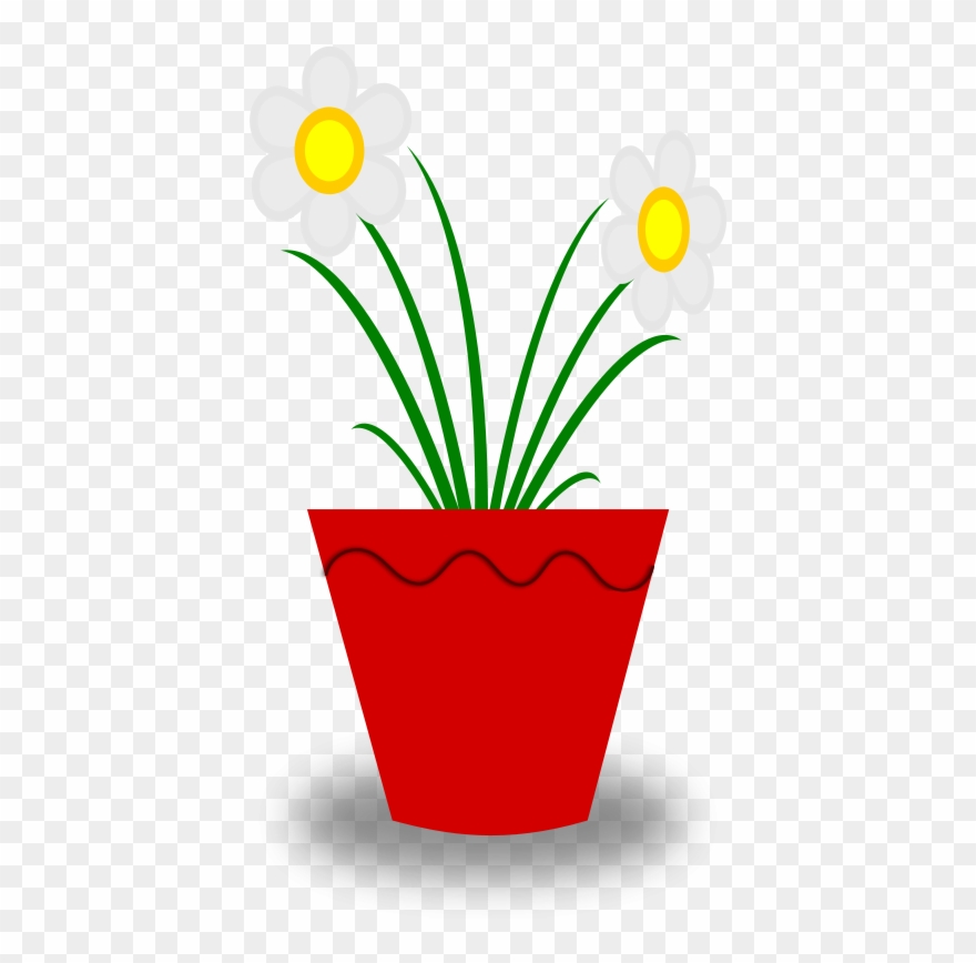Clip Arts Related To - Flower Pot Clip Art - Png Download