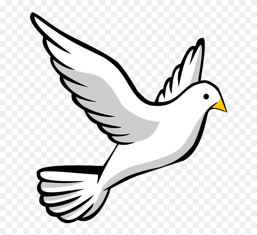 Flight Cliparts - Flying Bird Drawing Easy - Png Download