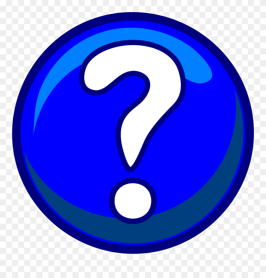 Questions Question Mark Clip Art Free Clipart Images - Question Mark Emoji Blue Background - Png Download