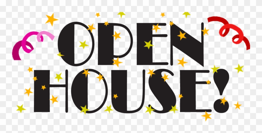 Open House Clip Art School - Open House - Png Download