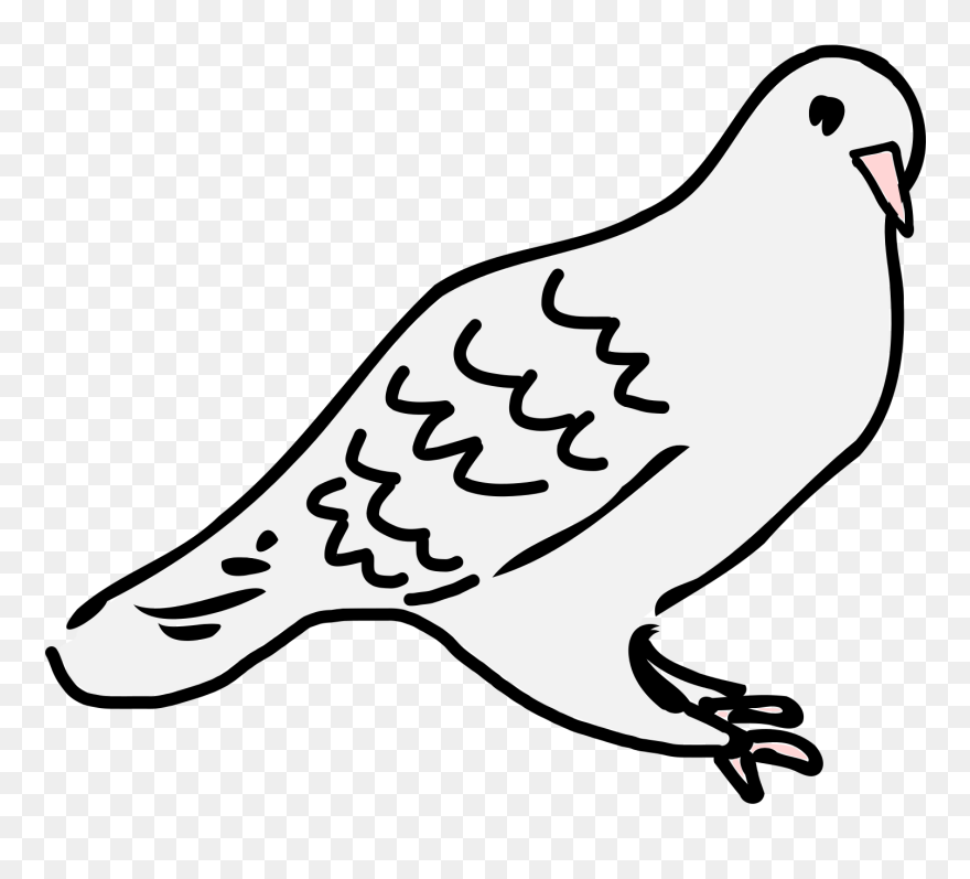 Dove Is Sitting - Sitting Dove Clip Art - Png Download