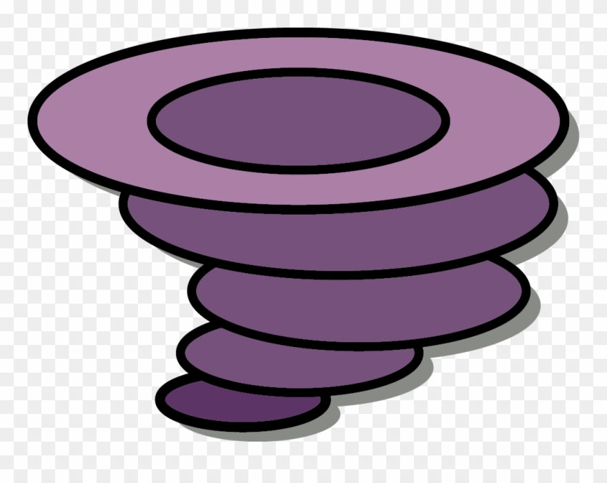 Wizard Of Oz Clipart Twister - Kids Tornado Cartoon - Png Download