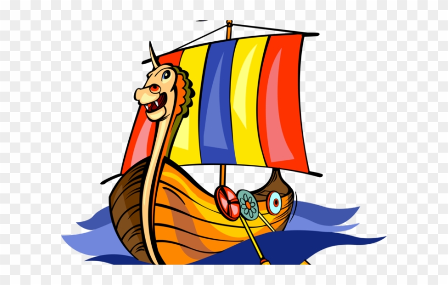 Viking Ship Clipart Dragon - Viking Ship - Png Download