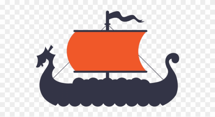 Viking Boat Clip Art - Png Download