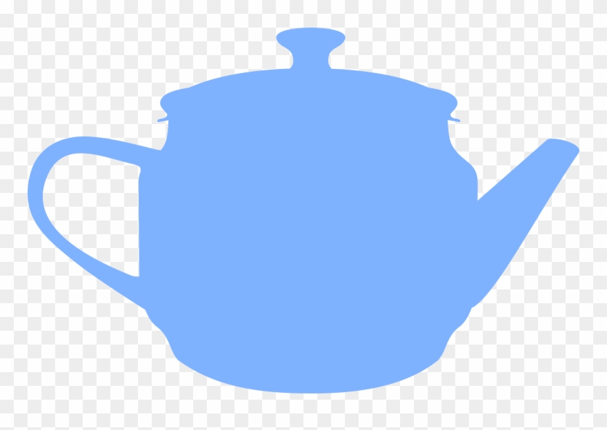 Teapot By Rones Clip Art Download - Bule De Chá Desenho Png Transparent Png
