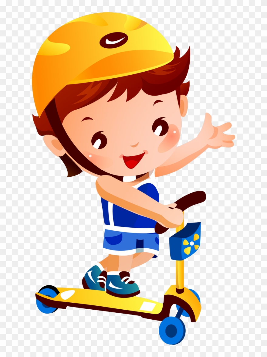 Фото, Автор Arana На Яндекс - Kids Scooter Clipart Png Transparent Png
