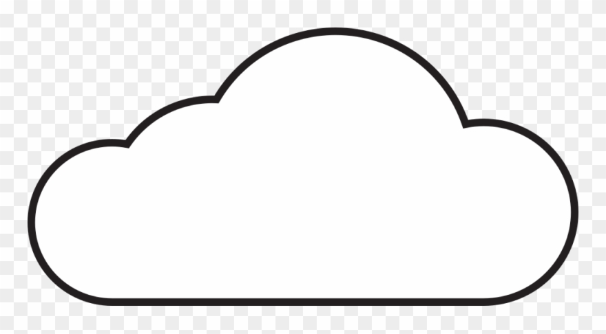 Clip Art Cloud Clipart - Clip Art Cloud Computer - Png Download