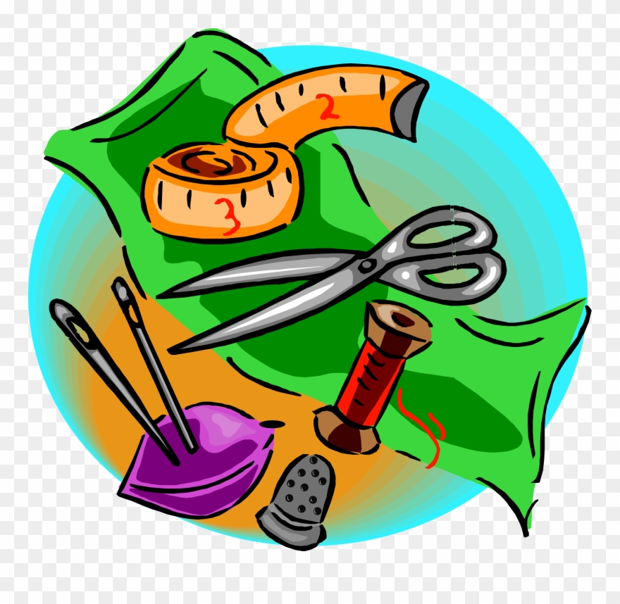 Quilt Clipart Cartoon - Sewing Tools Clip Art - Png Download