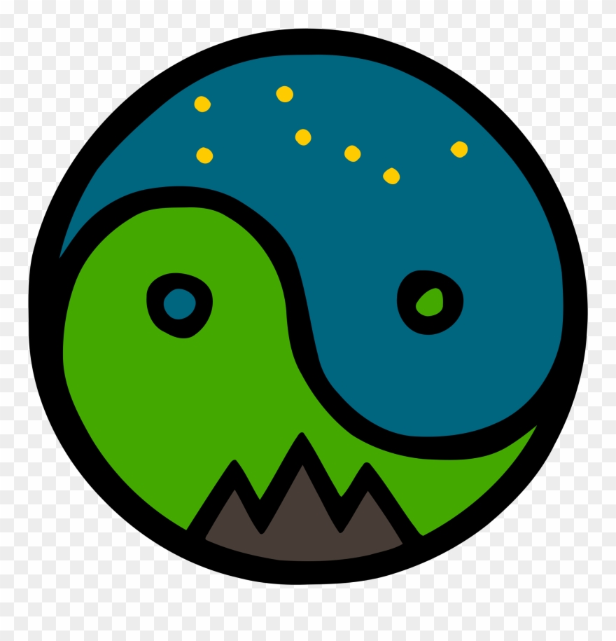 File Yinyang Earth With The Seven Stars - Heaven And Earth Yin And Yang Clipart