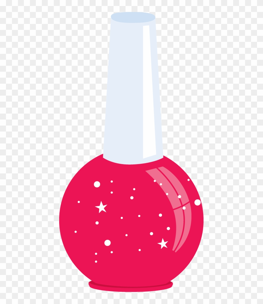 Spa Art, Spa Birthday Parties, Clipart, Tags, Fiesta - Cute Nail Polish Clipart - Png Download