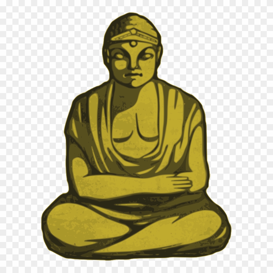 Sitting Clip Art Download - Buddhism Transparent - Png Download