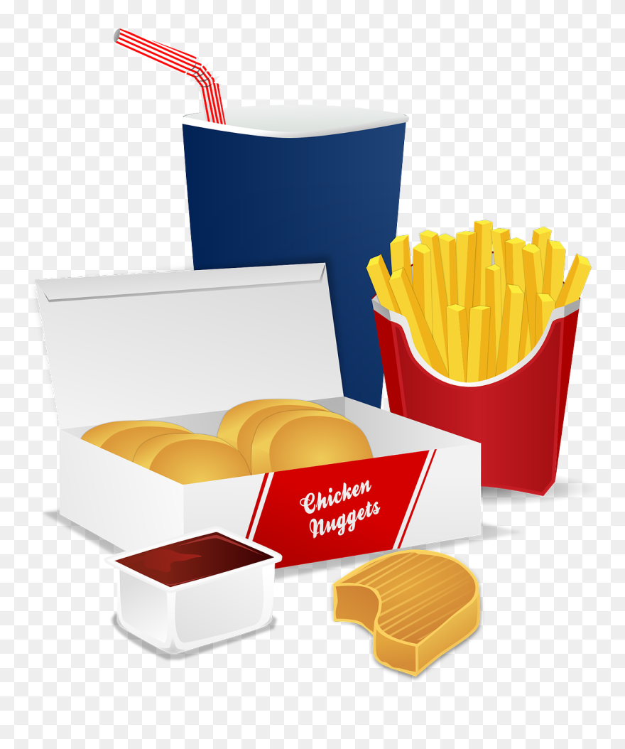 Menu Clip Art - Junk Food Clipart Png Transparent Png