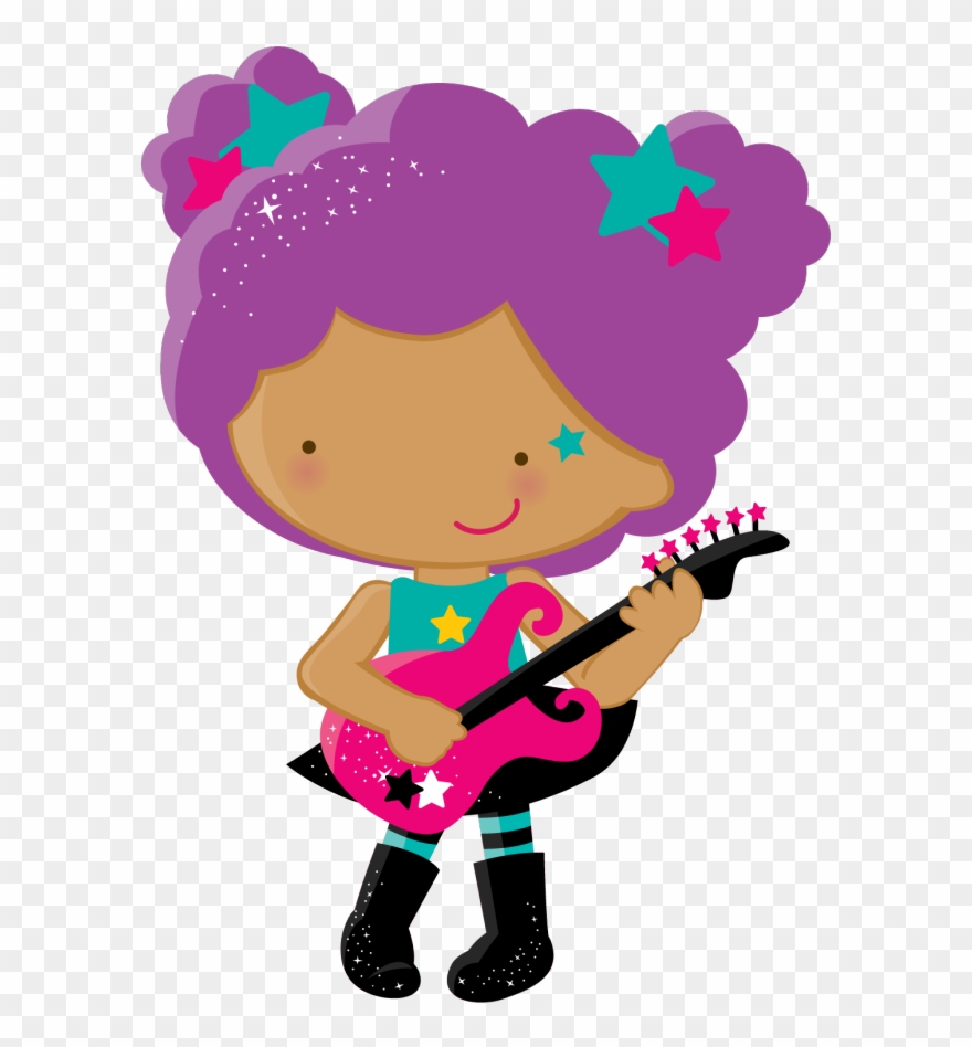 Ckren Uploaded This Image To 'musica/rock' - Niñas Cantando Png Clipart