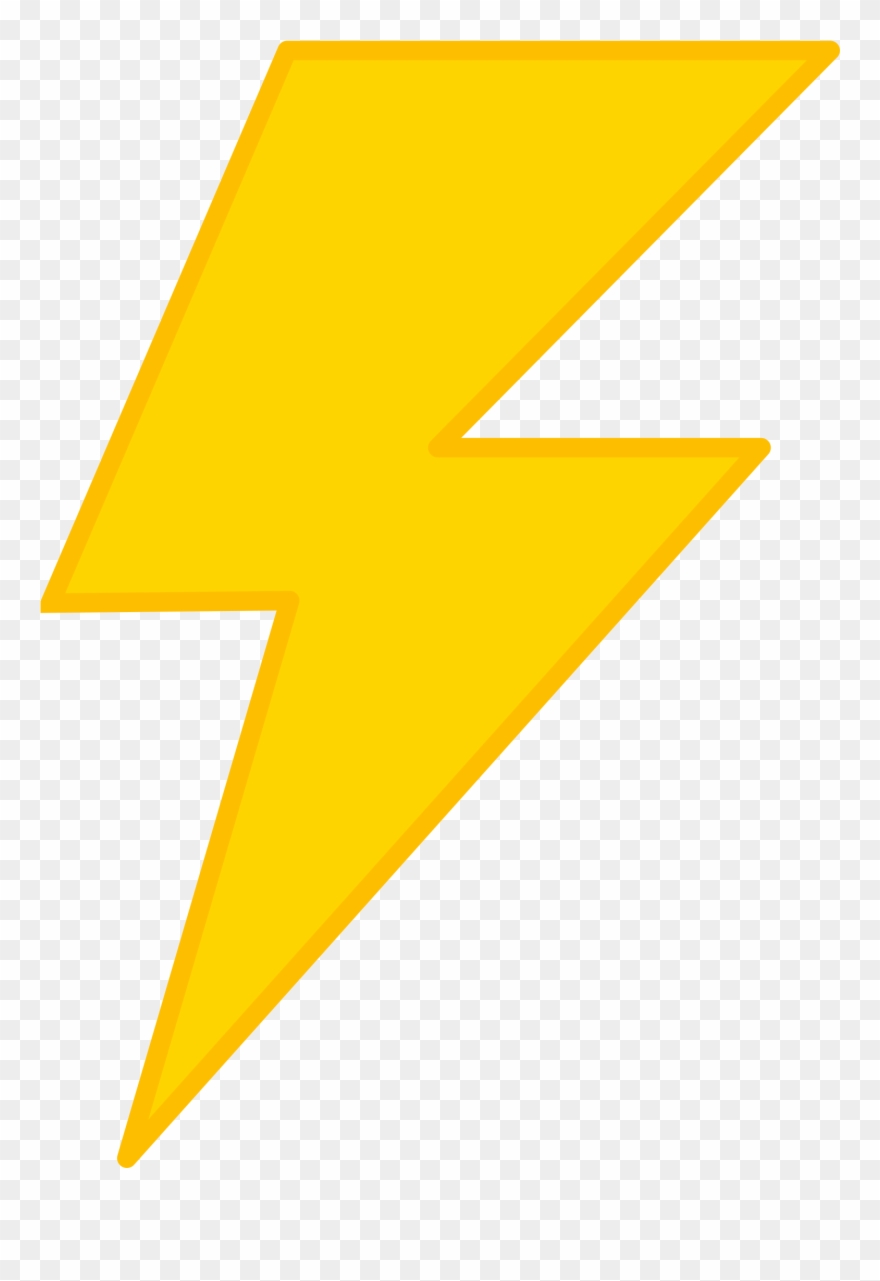 Clip Black And White Library Collection Of Lightning - Transparent Background Lightning Clipart - Png Download