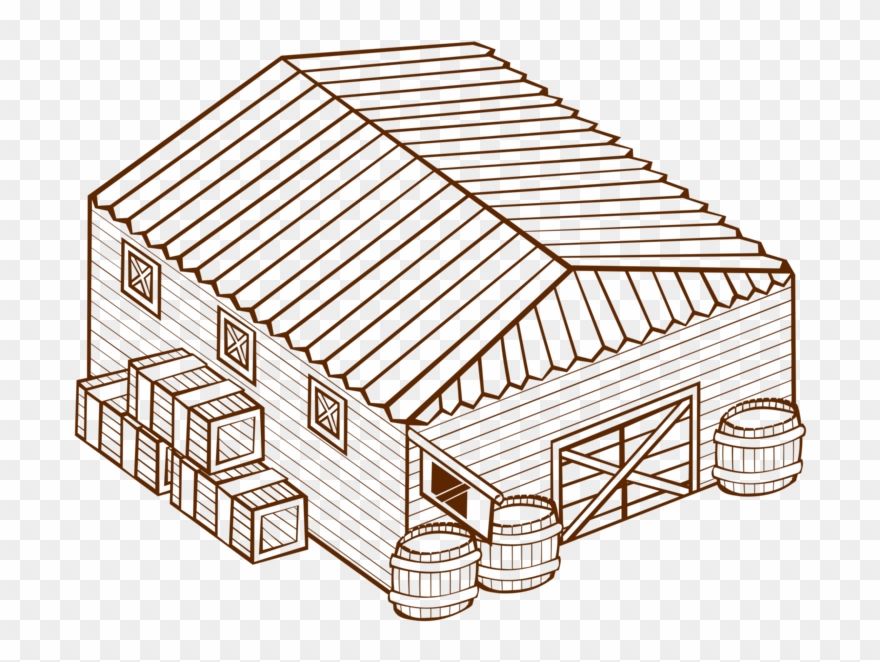 Warehouse Management System Distribution Center Computer - Drawing Of A Warehouse Clipart