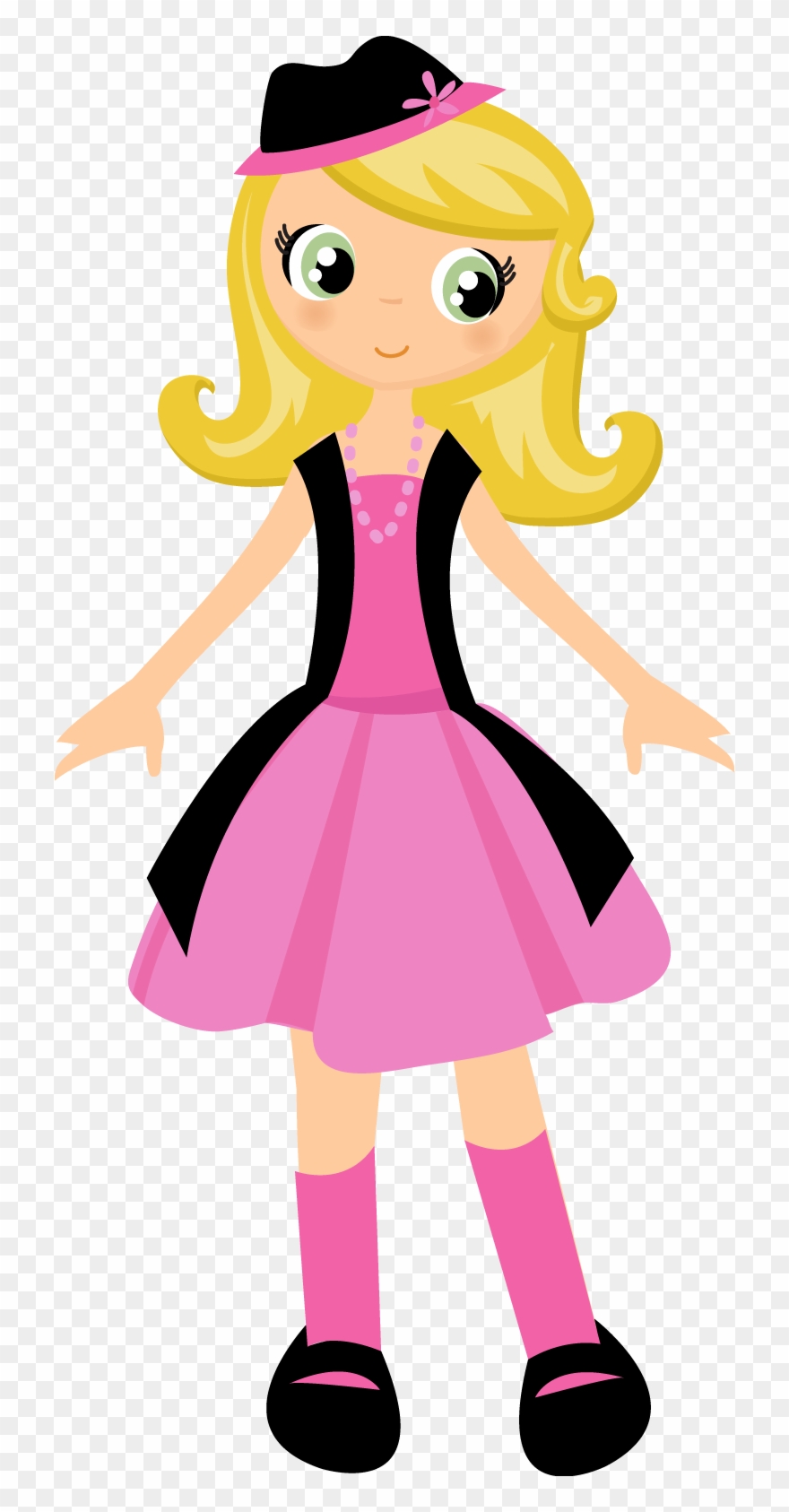 Art Clipart, Spa Party, Party Printables, Teen, Colouring, - Glamour Girl Clipart - Png Download