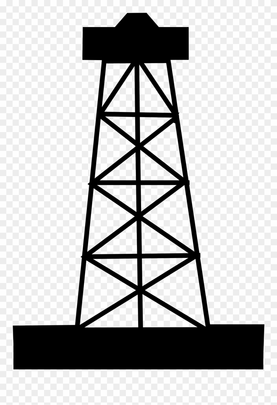 Big Image - Oil Well Clipart - Png Download