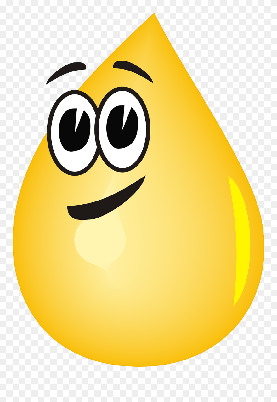 Oil Droplet - Oil Drop Cartoon Clipart