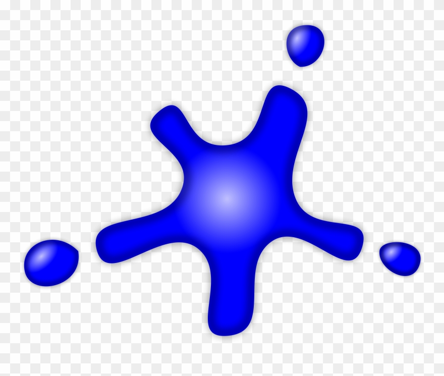 Splash Clipart Ink Splash - Respingo De Tinta Sem Fundo - Png Download