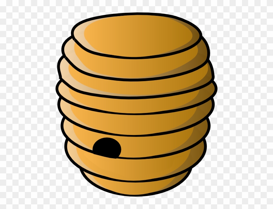 Beehive Clip Art - Cartoon Bee Hive Png Transparent Png