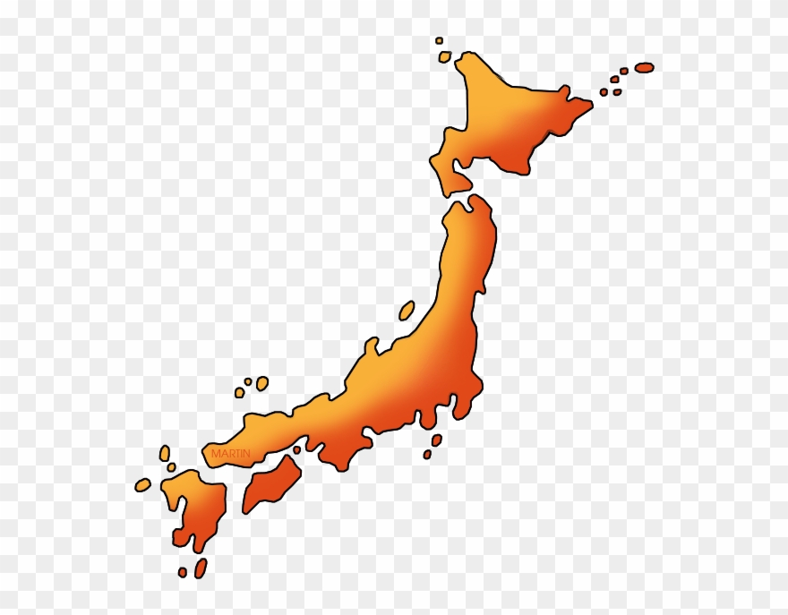 Map Of Japan - Japan Clip Art Map - Png Download