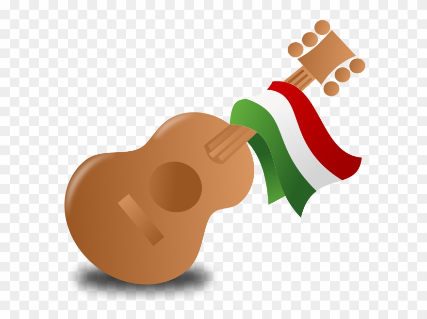 Svg Black And White Cliparts Co Icon Free - Cinco De Mayo Guitar Clip Art - Png Download