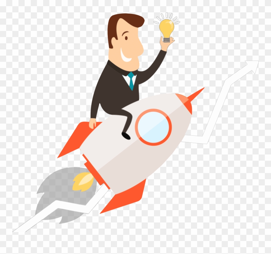 Rocket Man Spacecraft Cartoon Computer Icons - Cartoon Man On Rocket Clipart