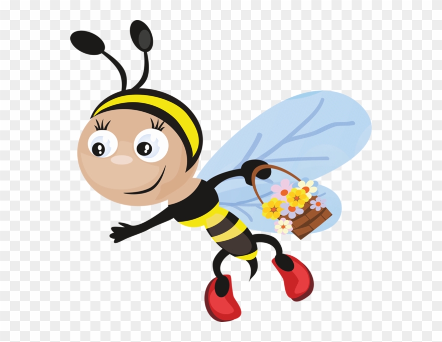 Bee Drawing, Bee Clipart, Cute Bee, Bee Theme, My Honey, - Dressed Bee Clipart Transparent Background - Png Download